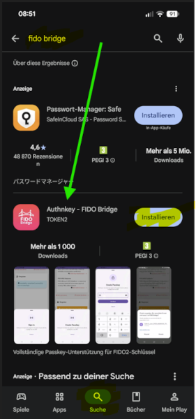 app fido bridge